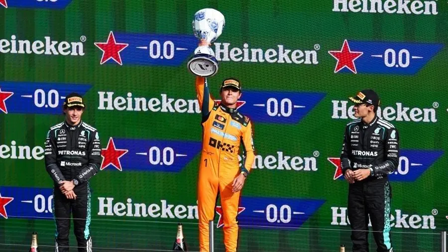 Pódio do GP da Holanda