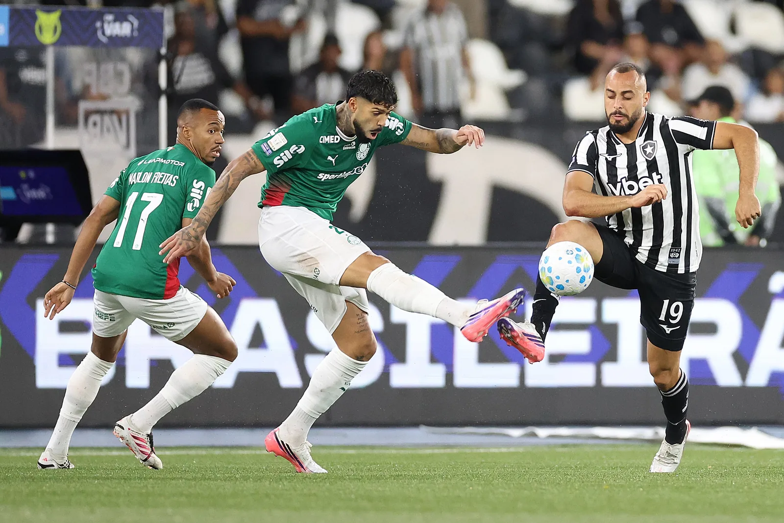 Botafogo e Palmeiras empatam sem gols no Nilton Santos